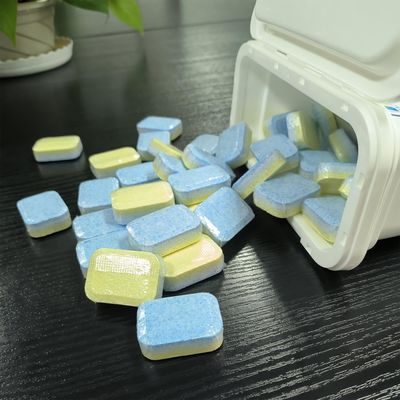 Einwegtabletten für Küchenspülmaschinen zur Entfernung starker Ölflecken und einfachen Entkalkung