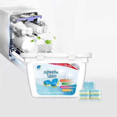Verpackte Geschirrspültabletten Eco Cube Cleaner 50%-80% Wirkstoffgehalt