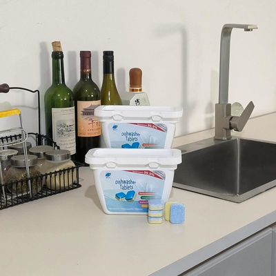 Waschmittelverpackungslösung Geschirrspülertabletten mit kaltem Wasser PVA wasserlöslicher Folie
