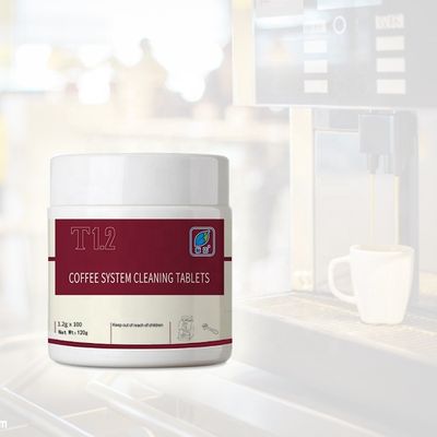 Aufbewahrte Espresso-Reinigungsmaschinen Tabletten Festkörper Alkalire Reiniger Schnelle Auflösung
