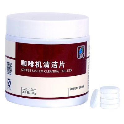 OEM 1.2gx100pcs Kaffeemaschine Reinigung Tabletten für die gesamte Jahreszeit Wartungsbedarf